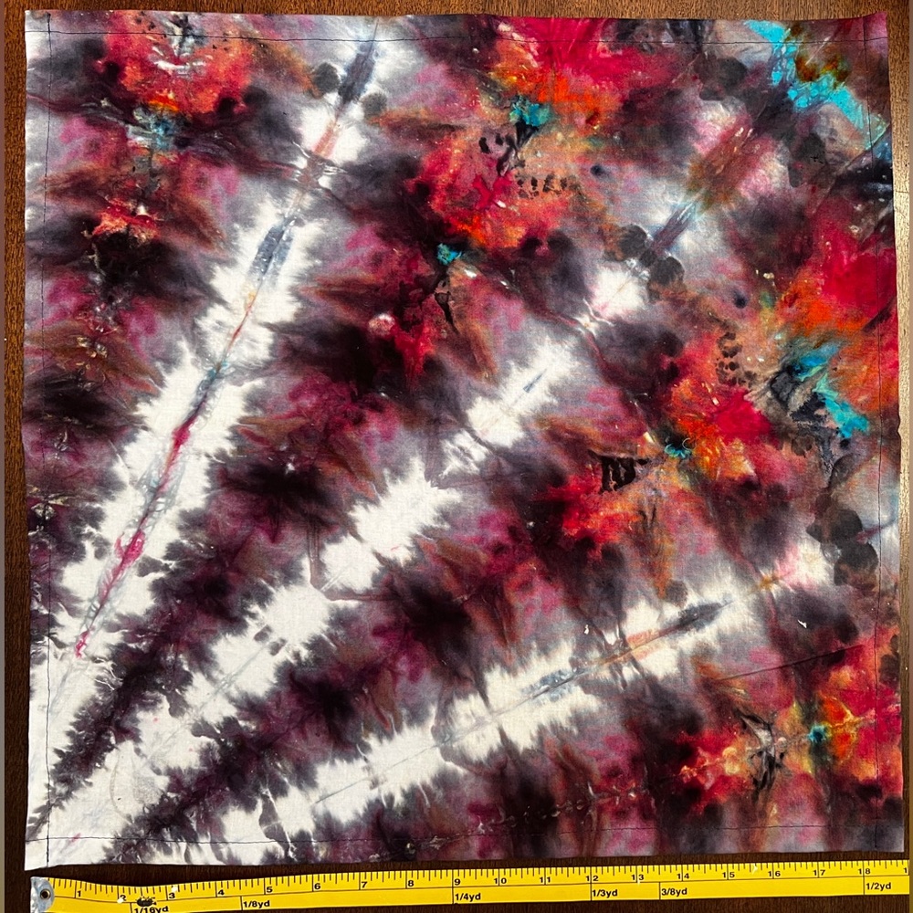 Handmade custom tie dye bandana